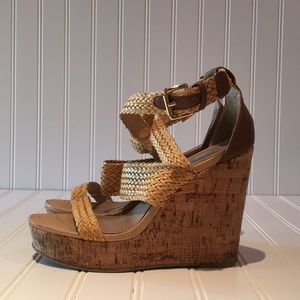 Steve Madden Lace Up Wedges sz 7.5